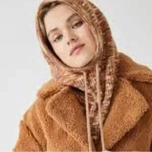 Free People Deja Vu Space-dyed Knit Balaclava Neck Warmer Winter Travel Hat NWT Free People Balaclava Deja Vu Space Dyed San Brown NWOT $49  main image 2